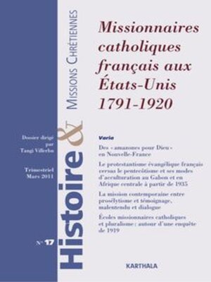 cover image of Missionnaires catholiques français aux États-Unis 1791-1920